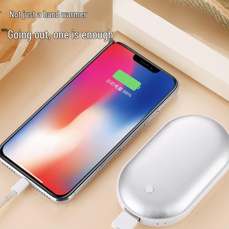 Portable USB Electric Hand Warmer: Cute Waterless Hot Bag for Girls & Students - Perfect Winter Gift
