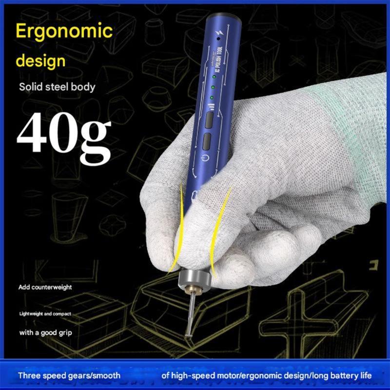 Multifunktionaler Polierstift für die Reparatur von Mobiltelefonen, Elektrischer Chip-CPU-Bohrer, Schneid-, Gravier-, Polierwerkzeug