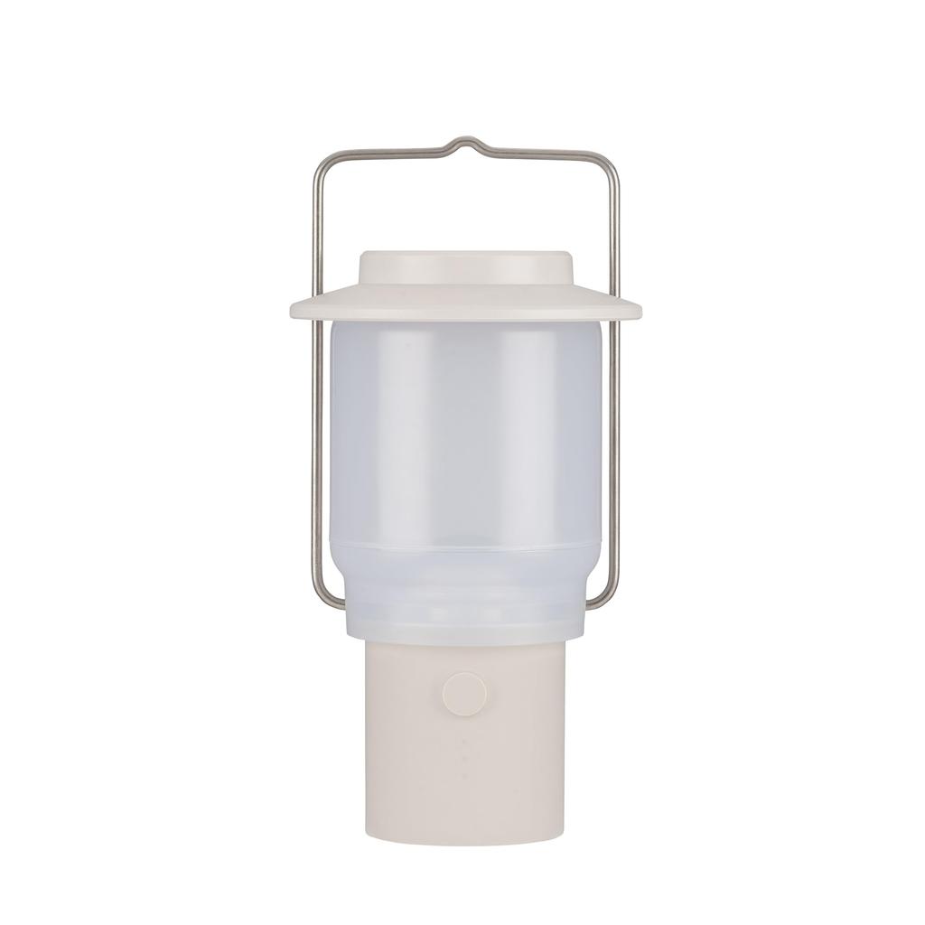 Snow Peak HOME & CAMP Lantern, Ivory, ES-080-IV, Battery-Operated, White, for Outdoor Camping