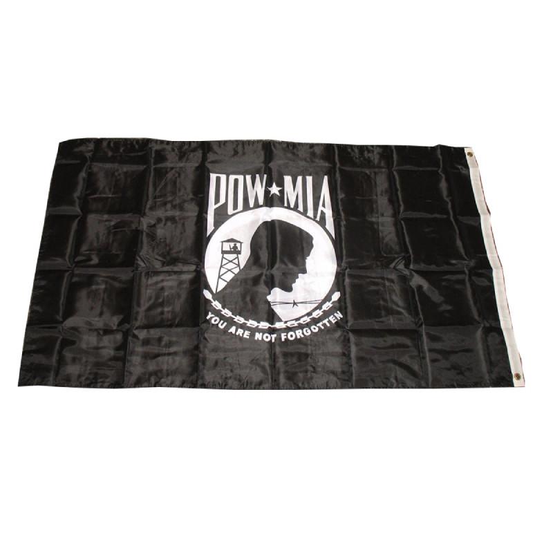 

Hot Powmia Pow You Are Never Forgotten Black Single Sided Flag Supplies Decor