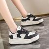 Fashion Women's Thick Sole Sneakers Set Casual Shoes Optical Astronomy Court Shoes White Spring