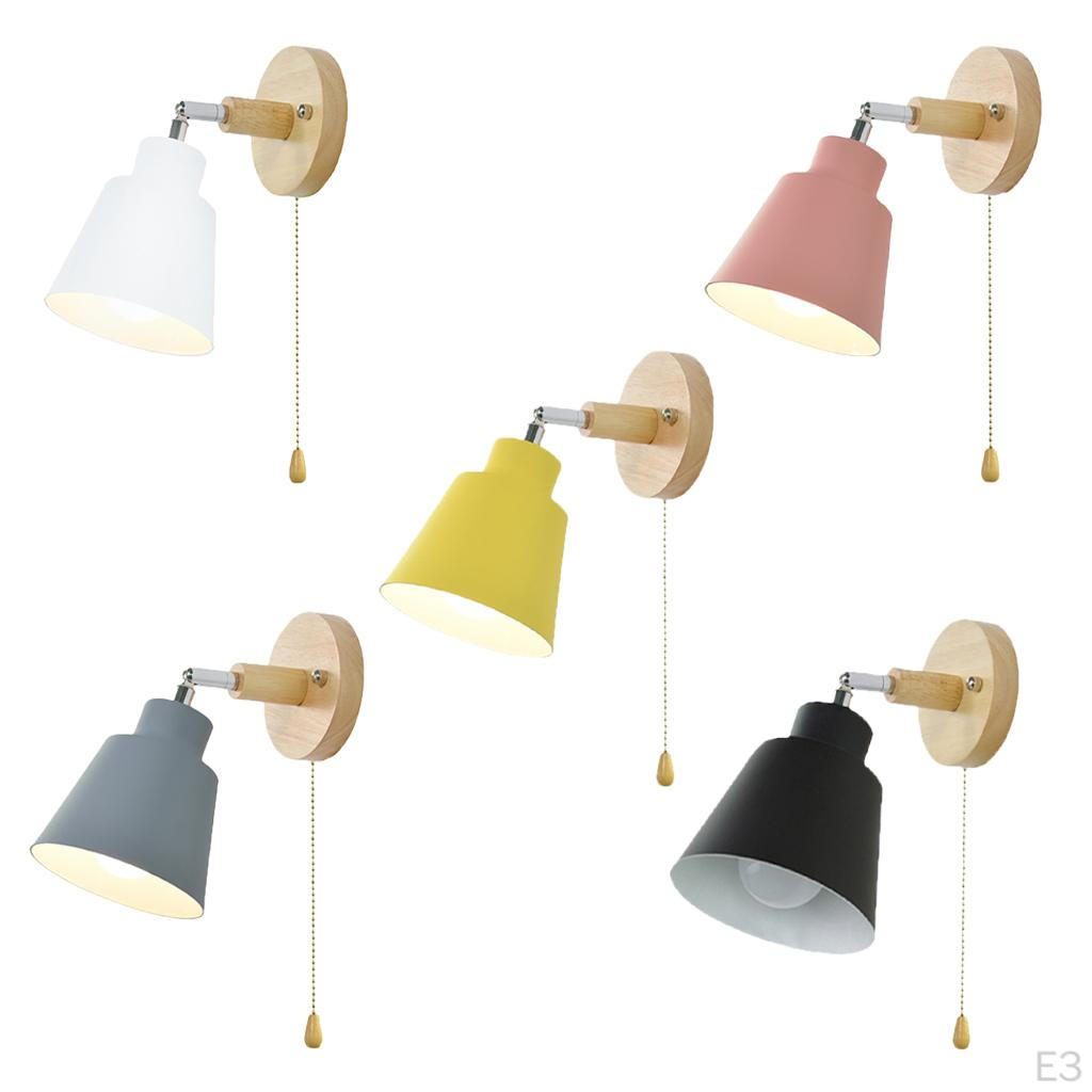 Light, Wall Mounted Modern Style Bedside Sconce E27 Socket for Livingroom Porch Decor Bedroom