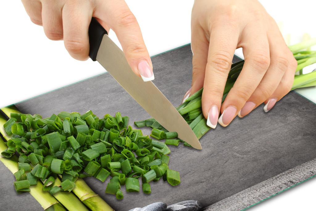 Glass Plate Cutting Board 52X40 Bamboo