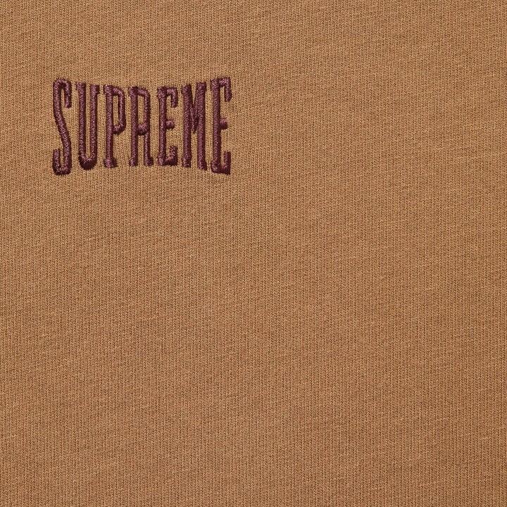 Supreme Warm Up Washed S/S Top Brown