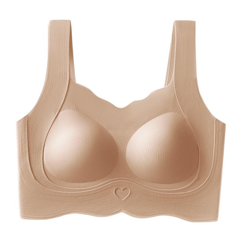 Stage development period girl underwear seamless girl high school student fixed coaster foundation bra girl bra