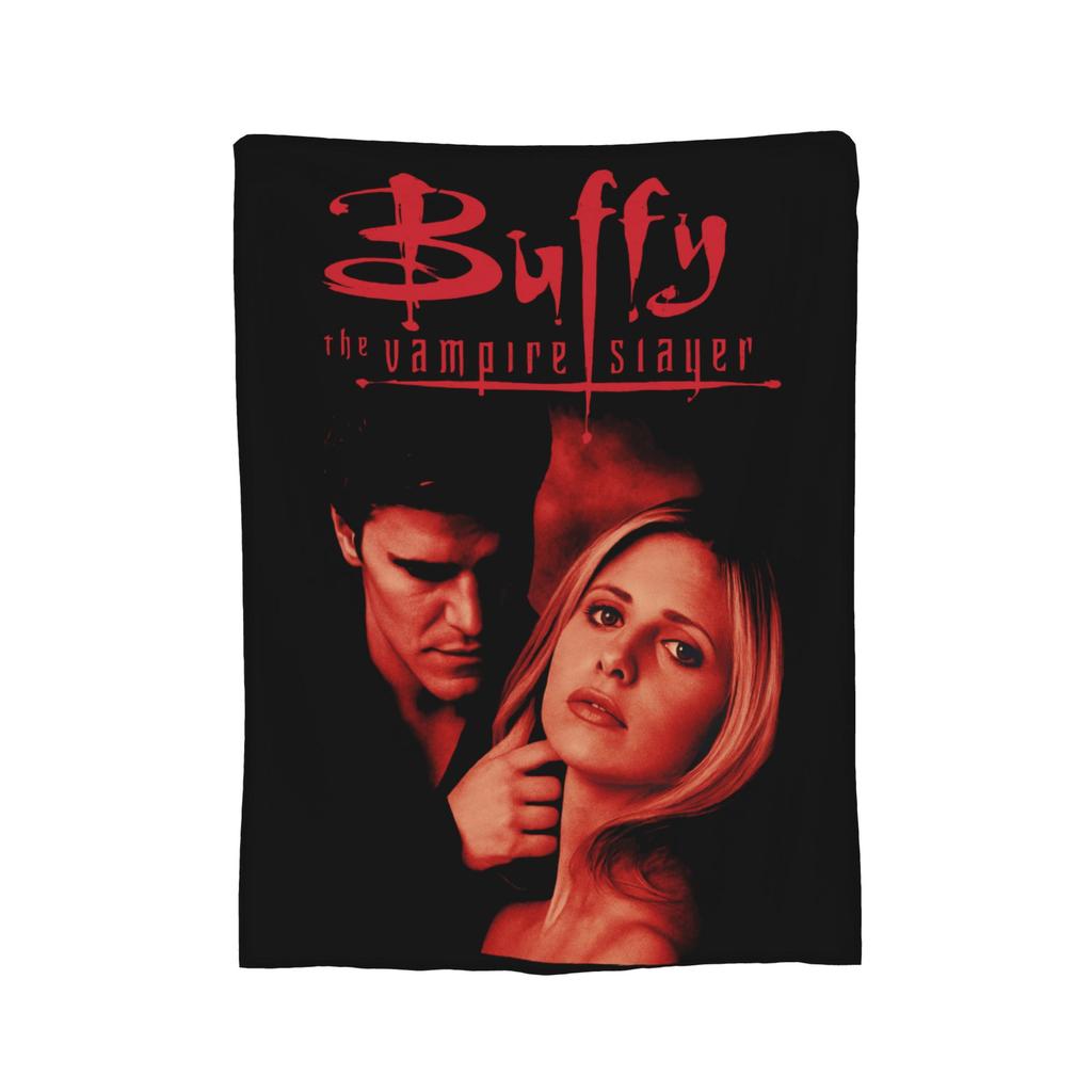 Buffy the Vampire Slayer Horror Blankets  Flannel Funny Soft Throw Blanket for Bedding Lounge Spring/Autumn,