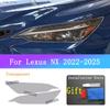For Lexus NX Car Exterior Front Lamp Transparent Protective Sticker Headlight Light Black Cover Anti-Scratch Film Accessories