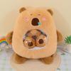 Cute Capybara Puffer Fish Snack Pillow Dolls Creative Puffer Fish Plush Doll Girls Children's Gifts Holiday Party Favours
