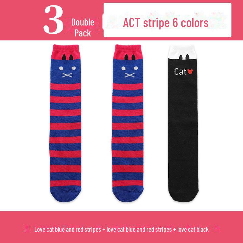 Șosete înalte până la genunchi pentru fete de primăvară și toamnă - șosete de vițel cu tub mijlociu pentru copii și bebeluși