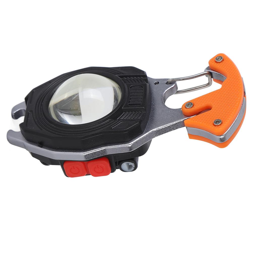 Mini Flashlight Multi Function Small LED Flashlight Orange 6 Light Modes Small Flashlight for Home