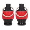 2Pcs Screwdriver Bit Holder Quick Fix Release Wear Resistant Bit Keychain for 14in Dia Tools Red