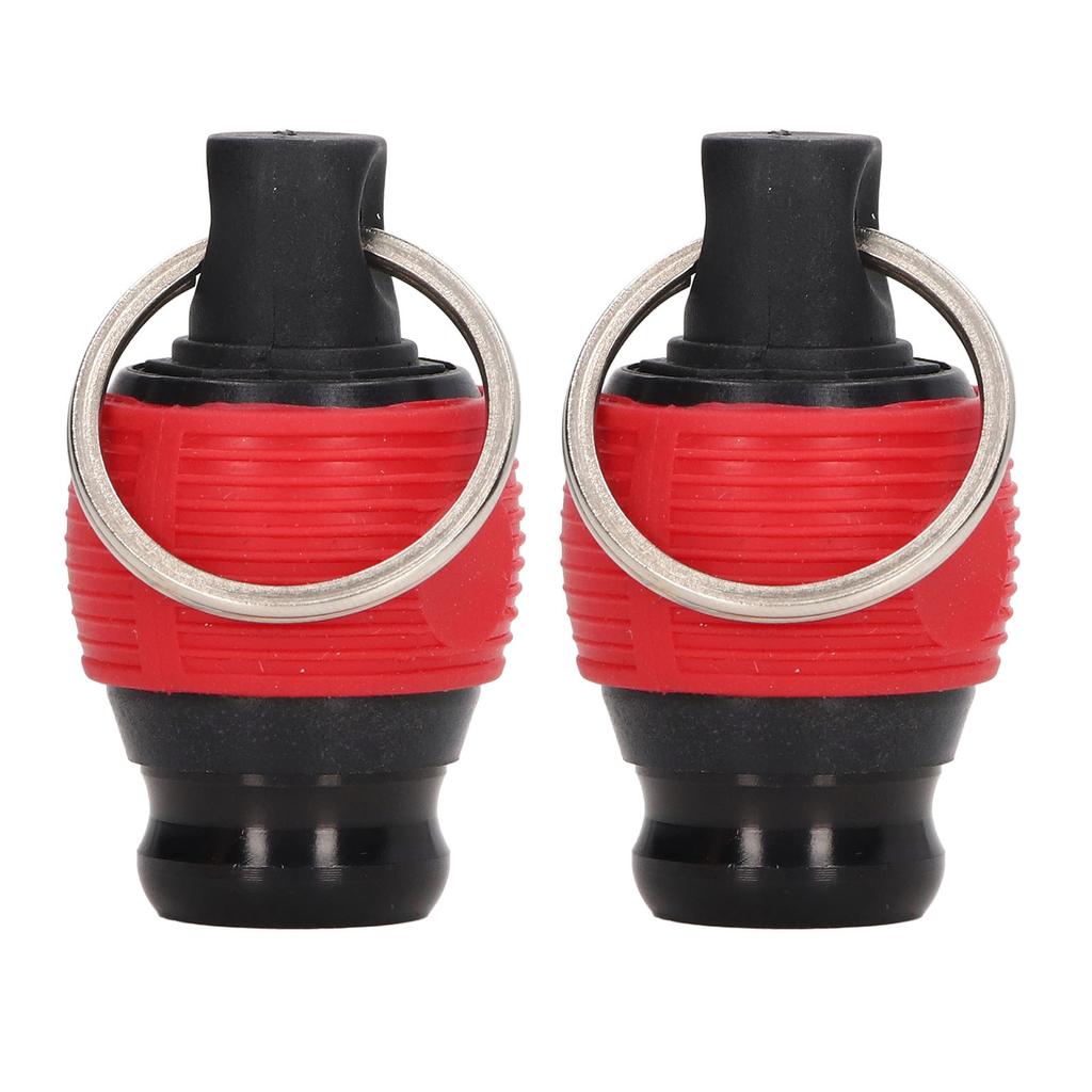 2Pcs Screwdriver Bit Holder Quick Fix Release Wear Resistant Bit Keychain for 14in Dia Tools Red