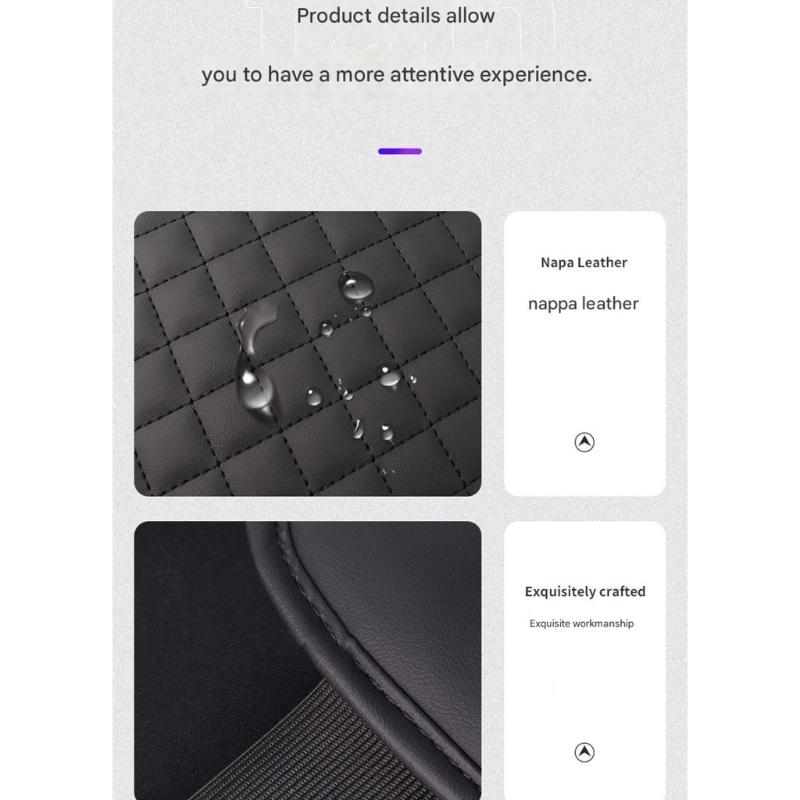 Upgrades Leather Center Console Cover Armrest Protector Square Armrest Cover Excellent Fit for Pickup 1500 2018-2026