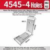 Flat Shape Aluminum Angle Bracket Solid Body Right Angle Bracket  For Workbench Build