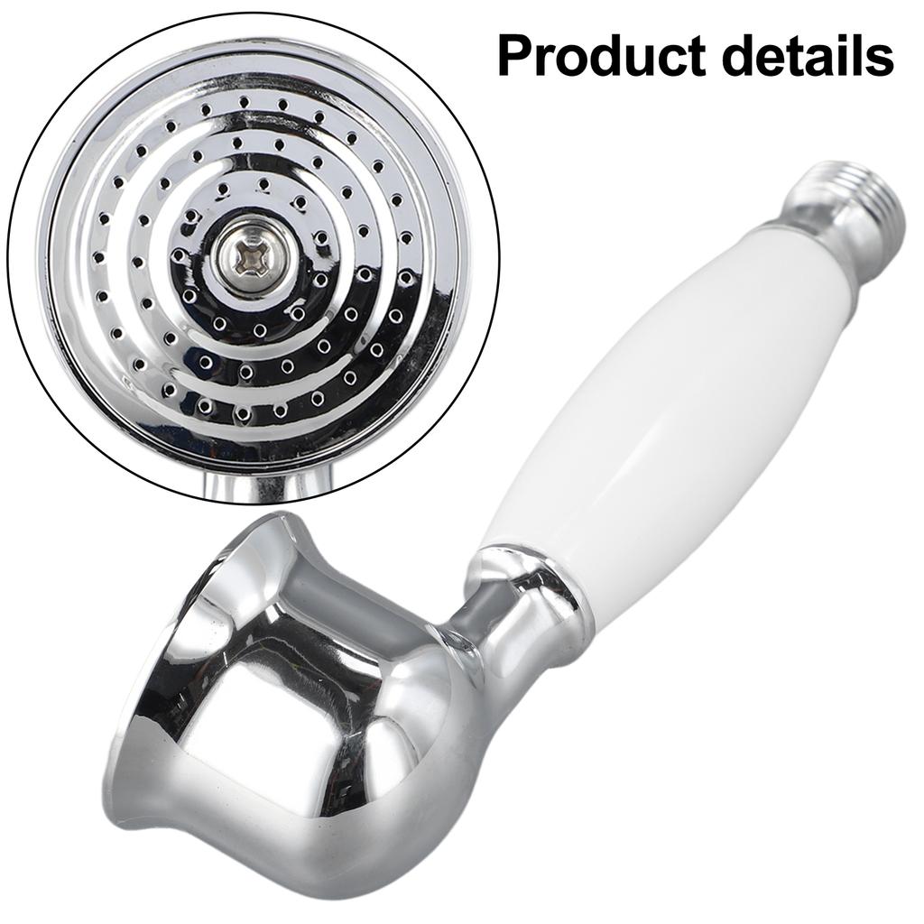 Vintage Shower Head Replacement Sprayer Chrome Detachable Bathroom Handheld Shower Head Home Improvement Shower Accessories