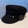 Women Cotton Navy Style Newsboy Cap Beret Hat Octagonal Cap Painter Hat
