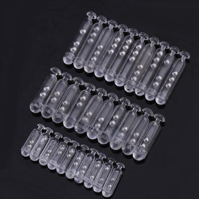 Portable 3 Sizes Fishing Rattles with Metal Ball Transparent Fishing Lure Insert Tube Lure Insert Fish Attracting
