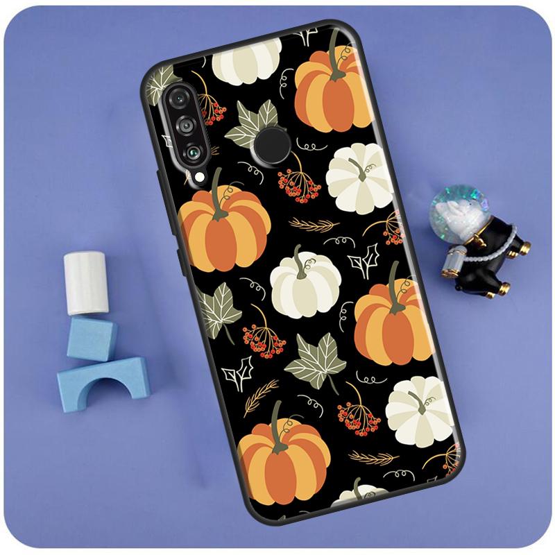 Herbstkürbisse Für Huawei Nova 11 Pro 9 10 SE 7i 8i 11i 12i Y60 Y61 Y70 Y72 Y73 Y90 Y91 P30 P40 Lite Hülle