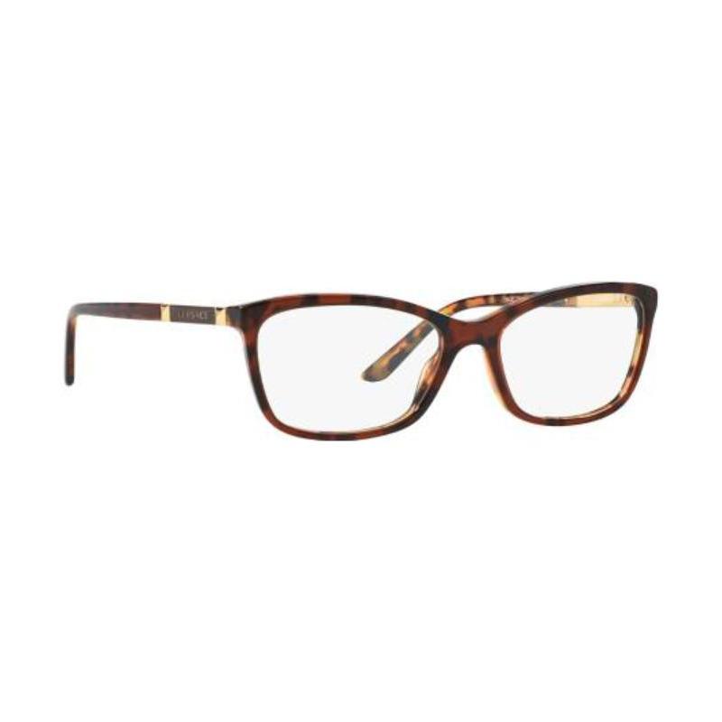 Versace Fashionable and Casual Plate Rectangular Optical Frame Women's Brown 3438352 VE31865077-Brown 54