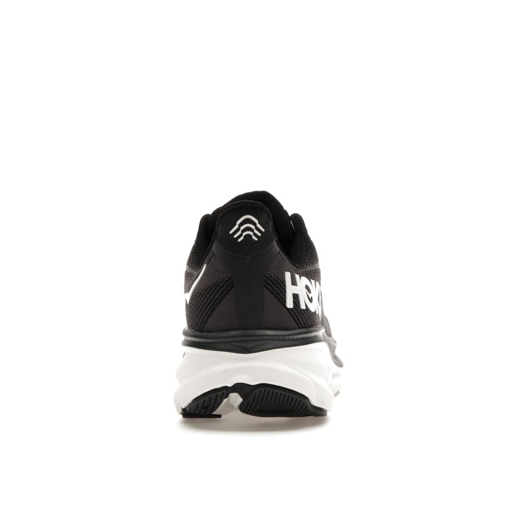 HOKA Clifton 9 Black White Men Sneakers 1127895-BWHT