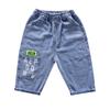 Summer Teenage Boys Denim Shorts 4-10 Years Summer Fashion Letter Printed Soft Trousers for Kids Children Casual Pants
