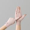 Women's Cotton Thin Touch Screen Riding Driving Outdoor Summer Autumn Fingerless Half-finger UV Protection Sunscreen Gloves