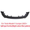 For New Tesla Model Y Juniper Launch 2025+ Front Bumper Front Lip Front Shovel Kit Sedan Body Spoiler Splitter Chin Guard Kit