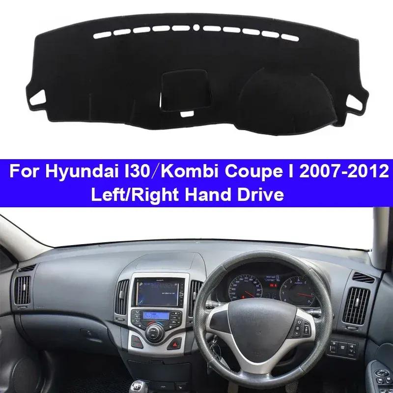 Car Dashboard Cover DashMat Carpet Cape For Hyundai I30 Kombi Coupe I 2007 2008 2009 - 2012 Protector Rug Anti-UV Block Sun Ray