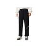 Li-Ning Comfortable Simple Letter Cuffed Mid-Waist Casual Pants Men bottoms Black AKLVC19-1
