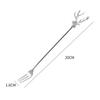 Stainless Steel Milu Deer Coffee Cake Spoon Fork Dessert Spoons Stirring Teaspoon Ice Cream Spoon Fruit Fork Kitchen Supplies