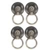 4Pcs Door     Antique Zinc Alloy Drawer Closet Cabinet Handles Hardware Fitting