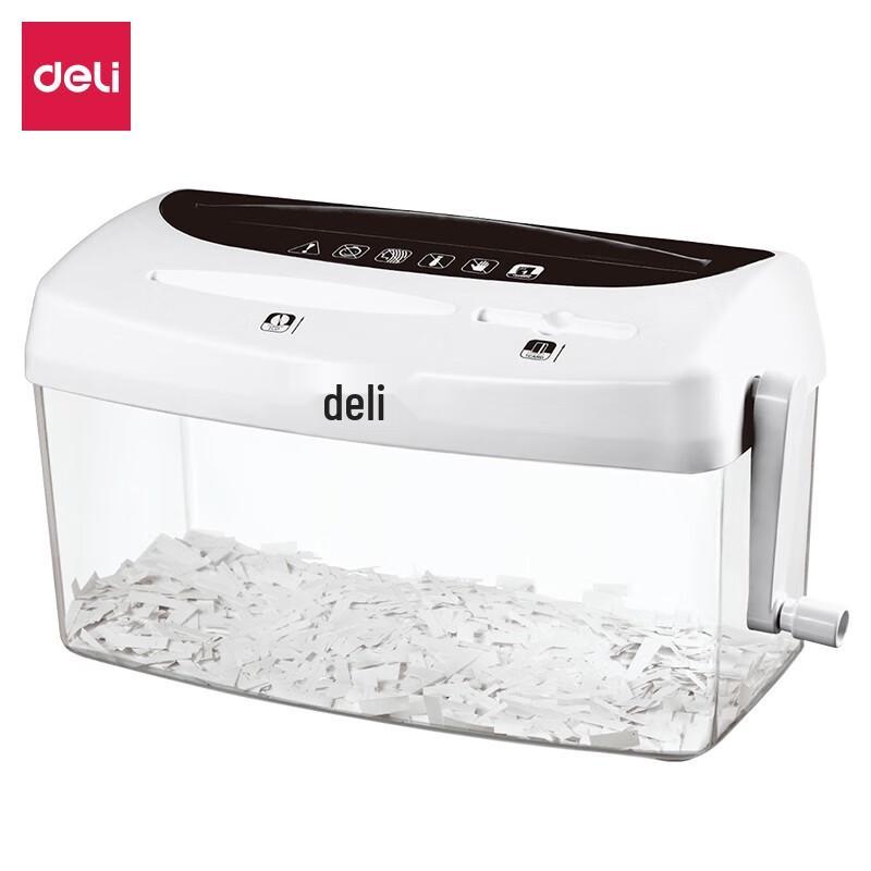 

Deli 9935 Manual Desktop Cross-Cut Shredder CN plug (adapter included)