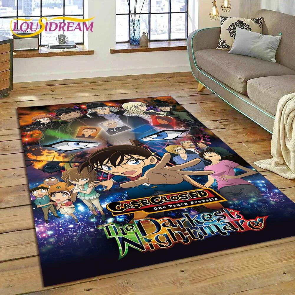 

Аніме Детектив Конан Мультфільм Килимок для спальні Вітальня Домашній диван Прикраса, Дитяча гра Великий декор Килимок Подарунок 40cm x 60cm
