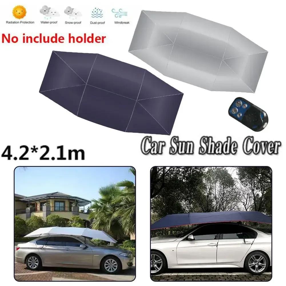 Car Roof Cover Umbrella Awning Tent Sun Shade Cover Oxford Cloth Waterproof Anti-UV Protection Canopy Cover Without Bracket