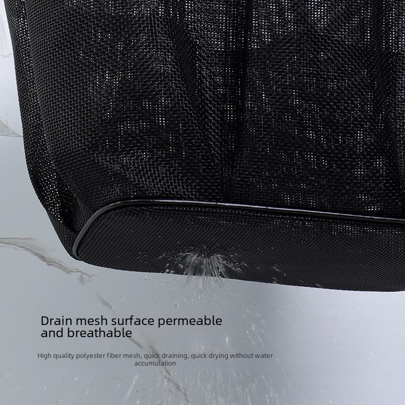 Bad Aufbewahrungstasche mit großer Kapazität und Abfluss – Ideal für Zuhause, Wohnheim, Fitnessstudio und Organisation