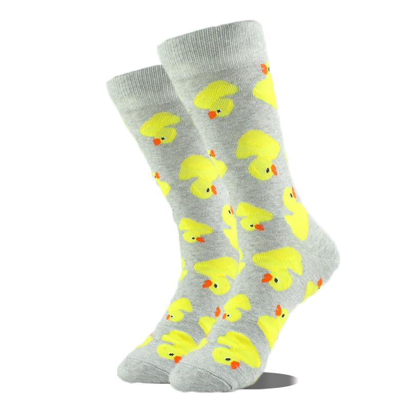 Happy Design Funny Socks Men Unisex Sheep Beer Dinosaur Pattern Sokken  Divertidos Jacquard Calcetines Unisex Hip Hop Skateboard