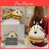 Cute Cartoon Bee Dog Design Children Backpack With Plush Pendant For School And Travel Use