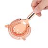 Stainless Steel Cocktail Strainer Shake Drinks Ice Mixed Filter for Bar Club Party (Rose Gold)