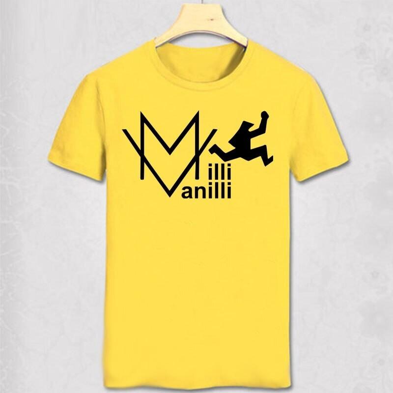 

Milli Vanilli Band For Men Heavy Cotton Yellow All Size DI311 Unisex T-Shirt L