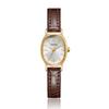 Elegant and Fashionable Ladies Watch Simple Smooth Dial Oval Case Ladies Quartz Watch