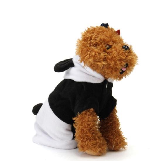Cozy Panda Transformation Pet Clothing For Dogs And Cats In White