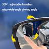2pcs Upgrades Glass Heart Mirrors Stylish Rearview Mirrors Wide Angle Glass Simple Installation Suitable for Vehicles