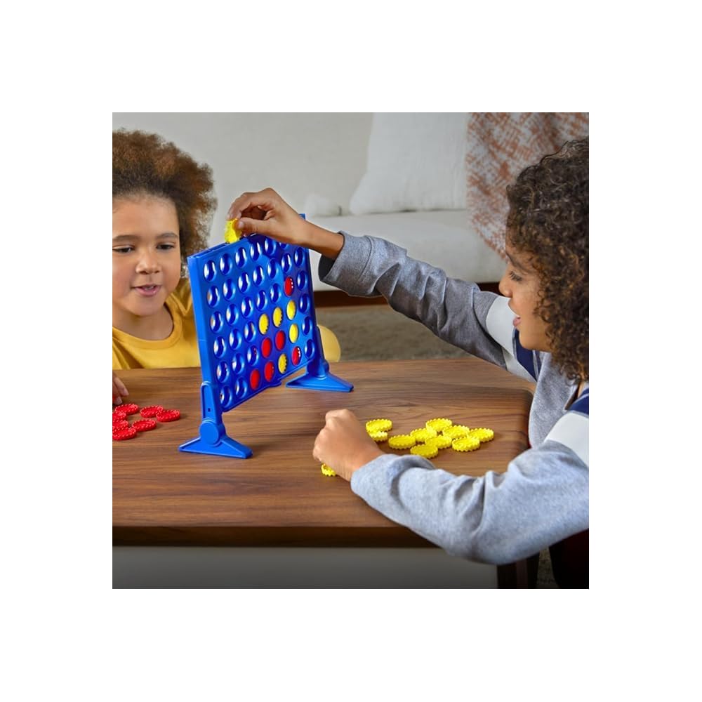 Hasbro Connect Four Strategy Board Game for Ages 6 and Up 2 Players Family Game Puzzle A5640