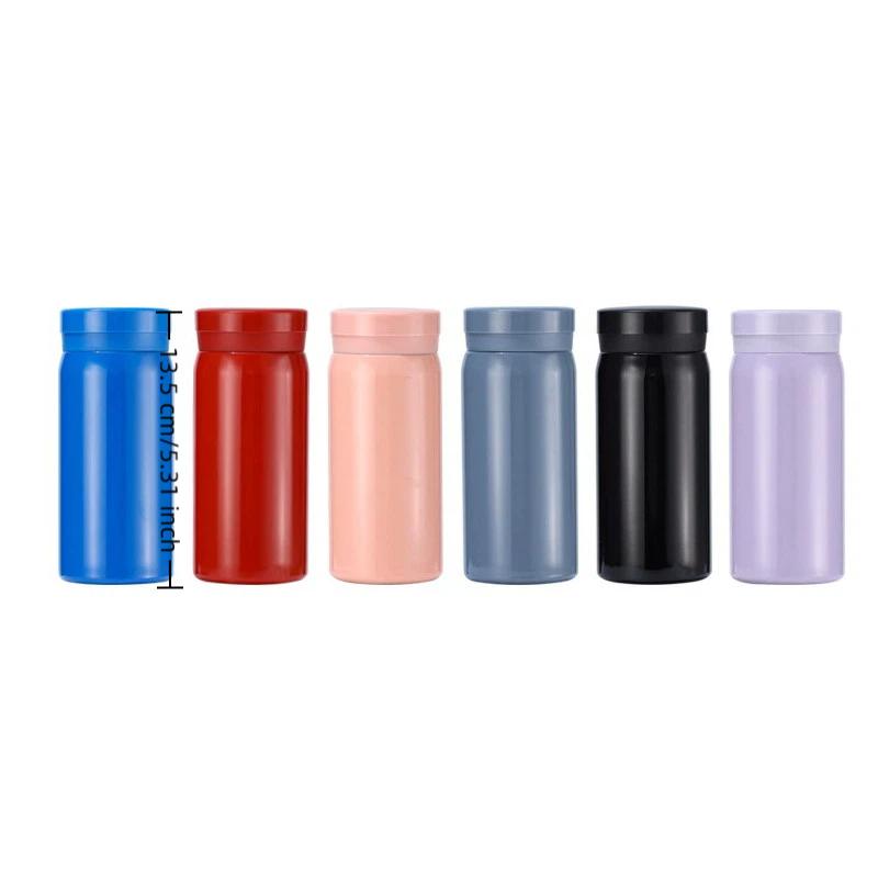 200Ml Mini Thermos Bottle Coffee Mug Stainless Steel Insulated Cup Portable Thermos Cup Travel Water Bottle Tea Cup