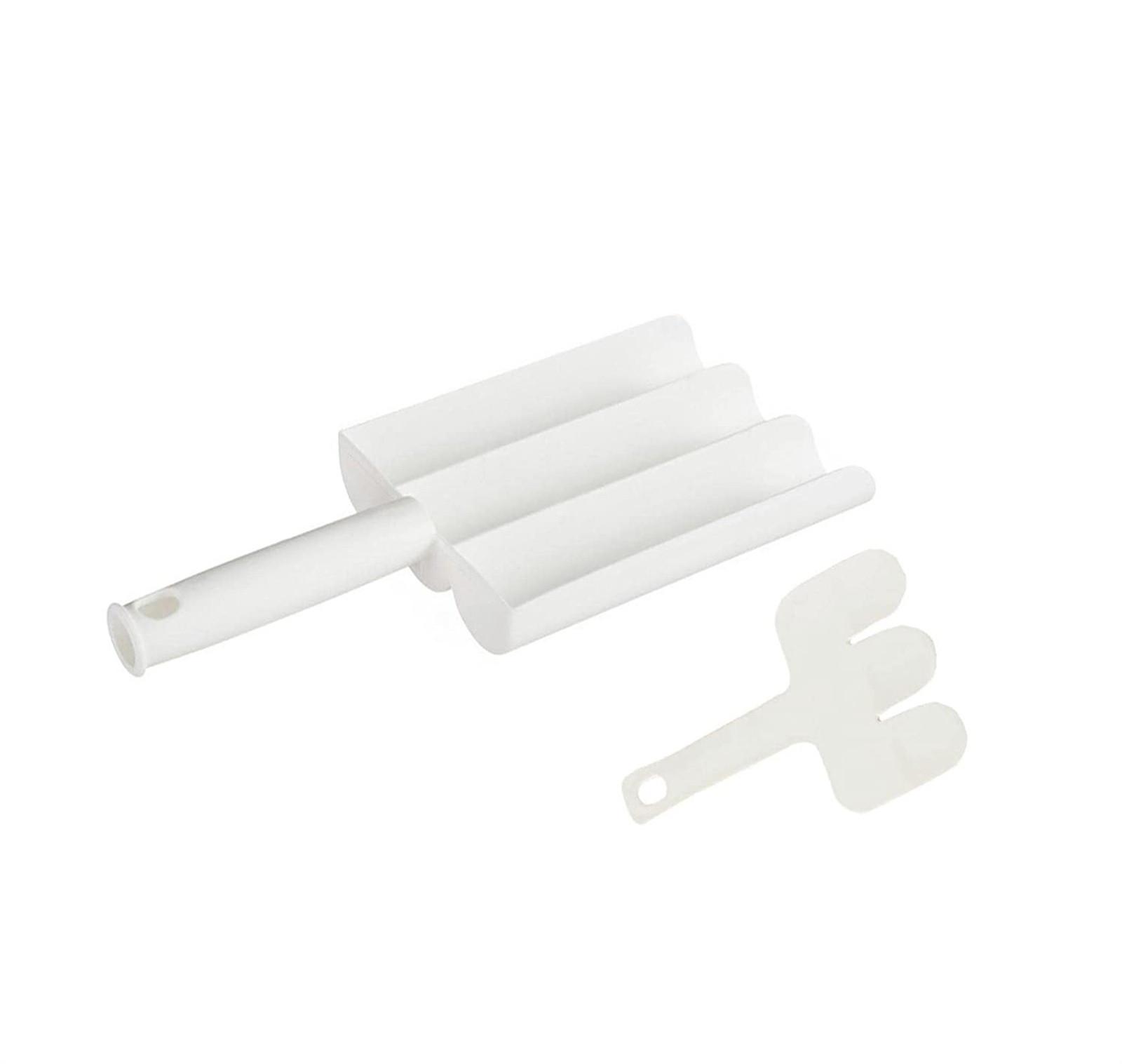 

Креативная кухонная машина для приготовления фрикаделек, ложка для фрикаделек с лопаткой для резки, полезный набор для гамбургеров с рыбными шариками, многофункциональная ложка для фрикаделек. Изготовление фрикаделек своими руками. белый