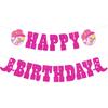 Western Cowgirl Happy Birthday Decorations,Glitter Banner Boot and Cowgirl Hat Disco Ball Garland for Disco Party Girls Birthday Bachelorette Party