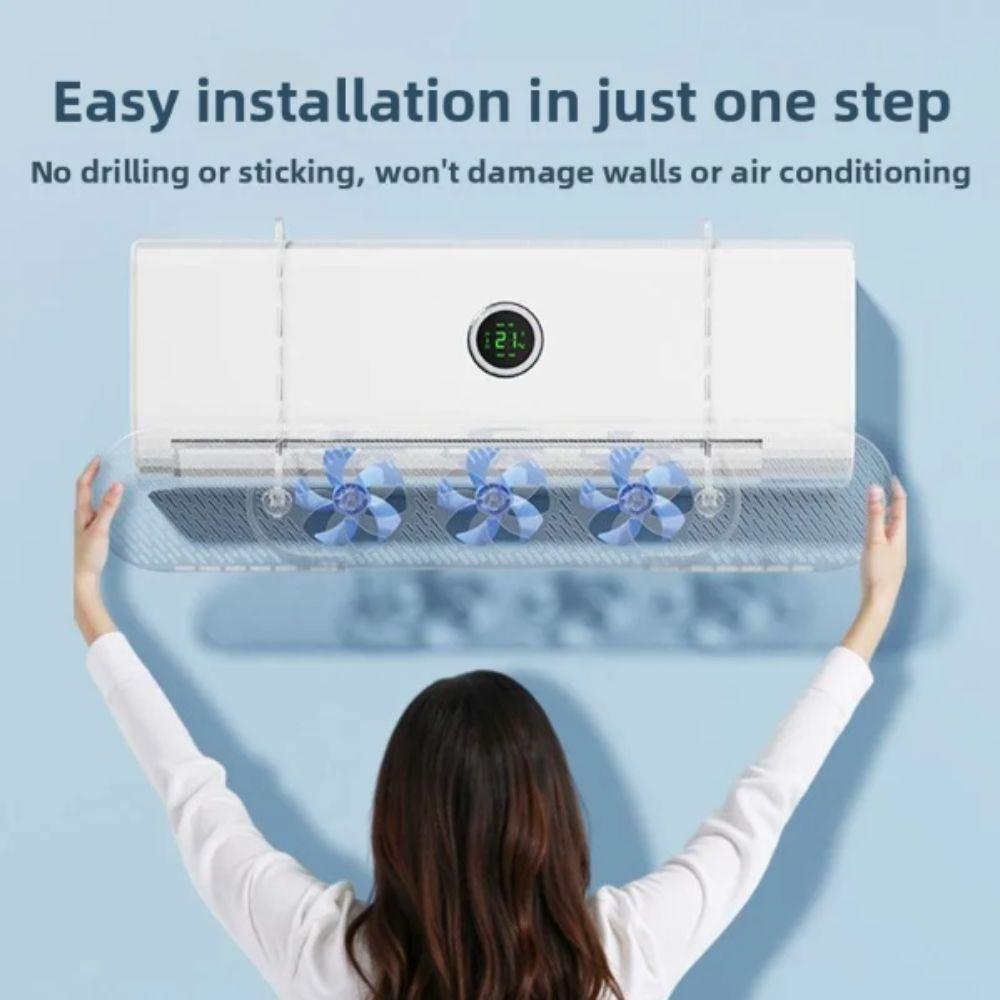 Adjustable Air Conditioner Outlet Baffle Expandable Wind Direction Baffle Room