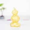 Resin Filled Natural Crystal Gourd Ornaments For Home Decor Gift Ideas