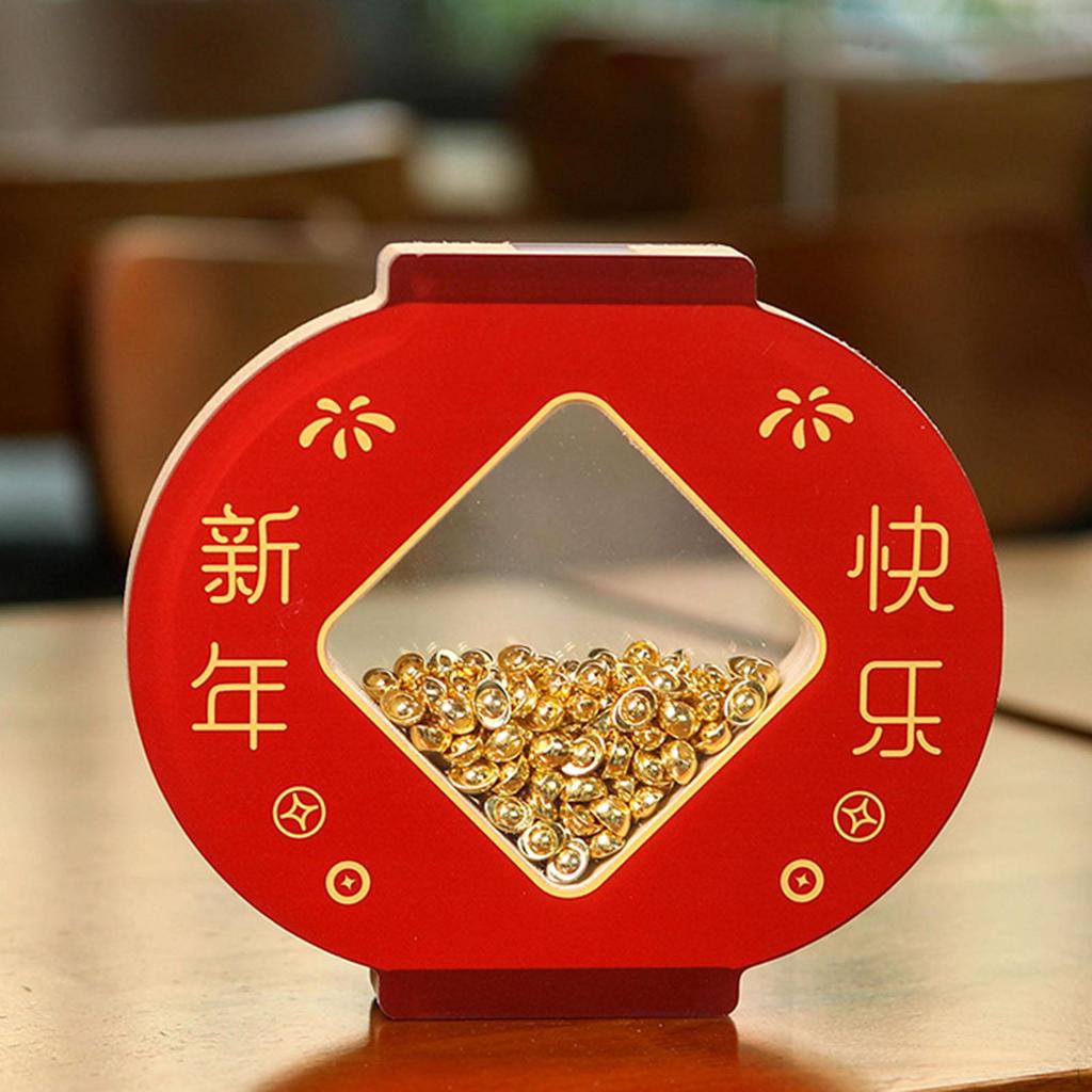 Chinese Year Desktop Ornament Creative Craft Feng Shui Spring Festival Decor for Bedroom