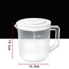 Versatile 2.5L Measuring Cup with Lid for Accurate Home Baking